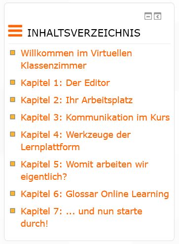 Inhaltsverzeichnis